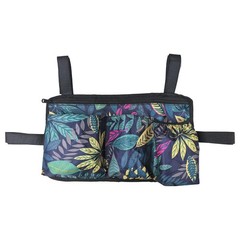 Walker Bag, Multi Pockets Folding Walker Basket Tote Bag with Cup Holder, Han