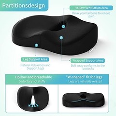 Cushion Lab Patented Pressure Relief Seat Cushion for Long Sitting Hours