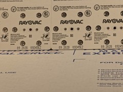 Rayovac Size 13 ~ 1.45V Zinc Air Hearing Aid Batteries 3-Packs of 12 (36 Total)
