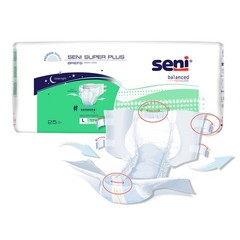 Seni Incontinence Brief Breathable / Overnight S-LA25-BP1 Severe 25 Ct
