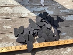 70+ pcs.1-7/8″ x 1″ hard plastic nail on heel protectors for boots or shoes