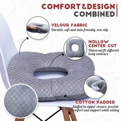 Comfortable Donut Pillow Cushion for Tailbone Pain Relief, Hemorrhoids, Surgery