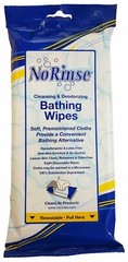 CleanLife No Rinse Bath Wipe or Washcloth 8 x 8″ 01000 1 Pack 8 Wipes