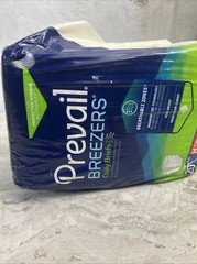 Prevail 20 Count Unisex Underwear Size Medium Wear/ Tear On Packaging Lot Of 3