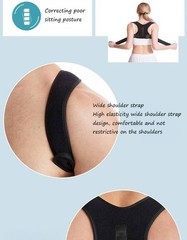 Soporte De Espalda Superior Ajustable Corrector De Postura Para Mujer y Hombres