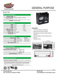 Interstate Battery SLA1116 12V 18Ah AGM Scooter Battery – OEM Equivalent