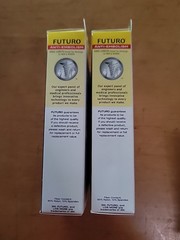 2 Futuro XL XLarge White Anti-Embolism Knee Length Closed Toe Stockings
