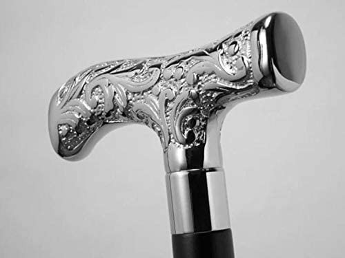 Walking Cane Brass Handle Deluxe Decorative Support Stick Gift
