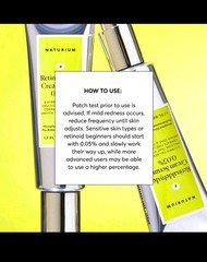 Naturium Retinaldehyde Cream Serum 0.15% Advanced Anti-Aging Smoothing Face