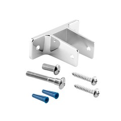 FHC Two Ear Wall Bracket for 1-1/4″ Panels – Zinc Alloy Chrome Plated