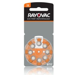 60 Rayovac Extra Advanced, Hearing Aid Batteries Size 13 (60 Batteries)