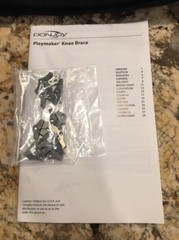 Donjoy Drytex Playmaker Knee Brace Wrap Black XXL
