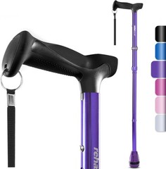 Walking Cane, Folding, Adjustable, Lightweight, Walking Canes for Men & Women