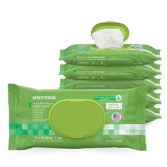 Flushable Adult Wet Wipes – 576 Wipes Aloe & Vitamin E, Plant-Based, Scented