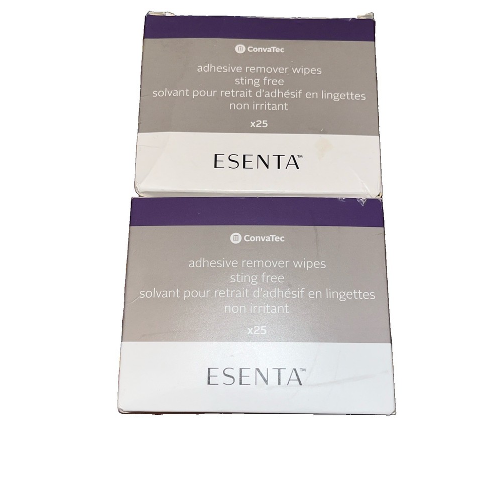 50 ConvaTec 423391 Esenta™ Adhesive Remover Wipes Sting Free Exp 2029