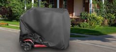 600D Waterproof Scooter Cover Black Power Assisted Mobility Scooter Cover (48 In