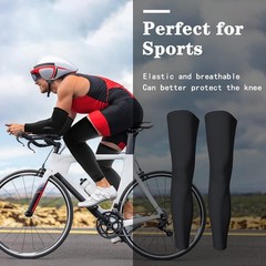 Men Women Full Length Compression Leg Sleeves & Arm Sleeves Foot Support