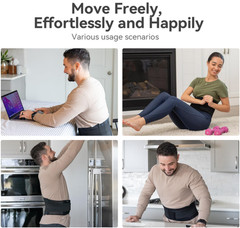 Faja lumbar con infusión de cobre: ​​ligera y transpirable