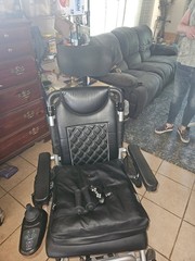 Used ( 1 year) Rubicon DX11 (Model7) Electric Wheelchair, Black, Good Condition