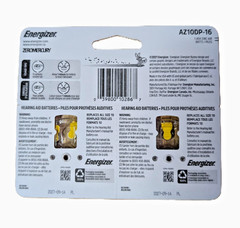 Energizer 16-Pack Size 10 Hearing Aid Batteries Exp 9/2027 NEW SEALED