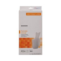 McKesson Female Urinal 32 oz. / 946 mL Translucent 6 Ct