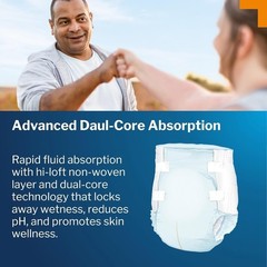 McKesson Ultra Briefs Large Heavy Absorbency Unisex Disposable 18 Count Adult