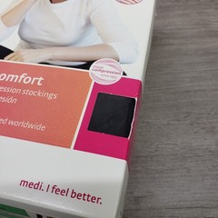 Medi Comfort Pantyhose Petite Closed Toe Size III 20-30mmHg Ebony x2 Pairs 47053