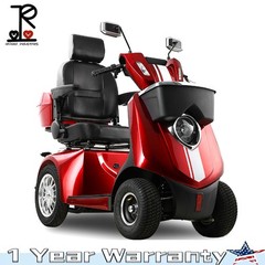 1000W Heavy Duty 4 Wheel Mobility Scooters for Seniors 40 Miles 500 lb Capacity