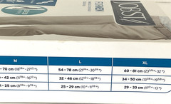 Jobst for Men LARGE BLACK Thigh High Compression Stockings 20-30mmHg 115410 New