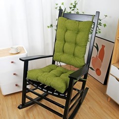 Chair Cushion Set for Rocking Chair, Back Pillow & Seat Cushion Grass Green