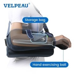VELPEAU Arm Slings Shoulder Abduction Sling Rotator Cuff Immobilizer with Pillow