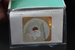 50 Nu-Hope 2326 Long & Wide NON-WOVEN Adhering Strips for Oval Ostomy Pouches