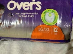 4 Packs Sleep Overs Day & Nite Protection for Boys & Girls Size L-XL Sealed