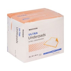 100 McKesson Ultra Heavy Absorbency Adult Bed Pad Disposable Underpads