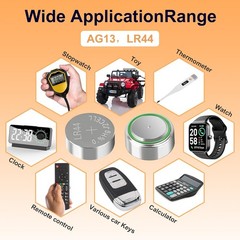 AG13 LR44 Batteries (25-Pack) – Long-Lasting 1.5V Alkaline 25 Pack