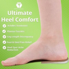 Mars Wellness Gel Heel Lift – 3 Layers, 1/8″ per Layer, Adjustable Height -…