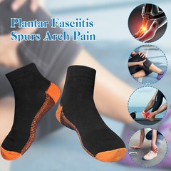 1-5Pairs Compression Socks Short Foot Sleeves for Plantar Fasciitis Pain USA
