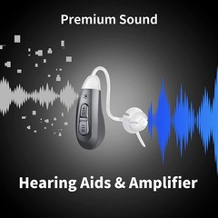 JINGHAO Digital Hearing Amplifier Noise Reduction,Charging Case,Chargeable