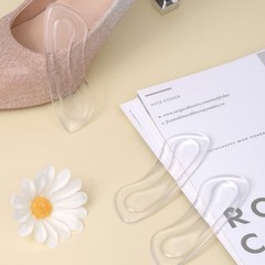 EACOZY Heel Grips, Clear Shoe Inserts, around 3.15 Inch,
