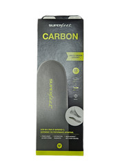 Superfeet Carbon Low Arch Support Shoe Inserts Green 5.5-7 Men / 6.5-8 Women