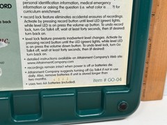 Attainment Company’s Go Talk 4 Digital Recorder Playback Device Disability Tool