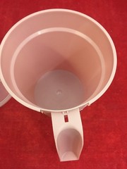 NEW LOT OF 6 MEDICAL ACTION Bedside Pitcher 28 OZ w/Cover Rose Color