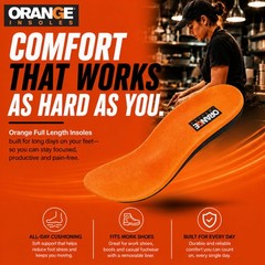 Orange Full Length Size G – Men’s 10-10.5 / Women’s 11.5-12 – Unisex,
