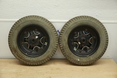PAIR Drive Wheels Tires for Jazzy 614 / HD & 600 WHLASMB1811 PR1MO FLAT FREE