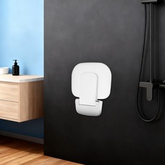 Folding Shower Seat Bench Wall Mounted Seat For Bathrooms 200kg/440.92 Lbs