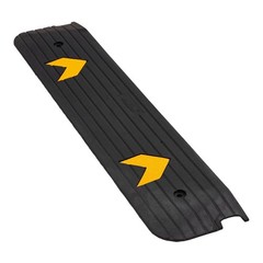 1″ Rise Rubber Threshold Ramp 44.5″L x 9.5″W for Wheelchair Mobility Scooter