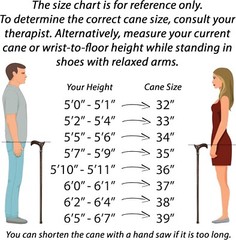 Elegant 37-Inch Ergonomic Walking Cane – Modern Support for Active Lifestyles