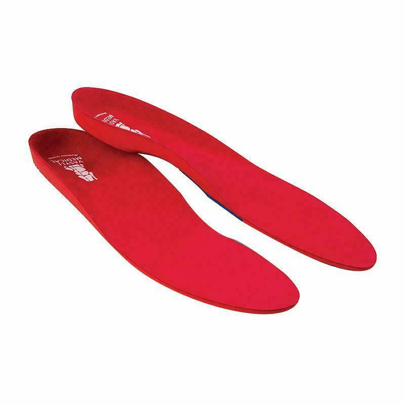VASYLI CUSTOM Full length red HIGH DENSITY ORTHOTICS INSOLE ARCH SUPPORT