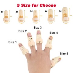 Mallet Finger Splint Orthotic Finger Straightening Protector for Sprained Finger