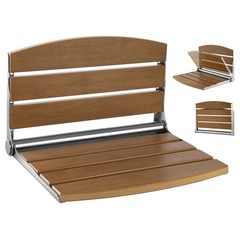 Uimoso Foldable Shower Seat Wall Mounted Folding Shower Bench 400LBS Capacity